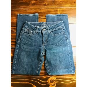 Riders by Lee Jeans Women's Size 30x31 Blue Denim Bootcut Jewel contrast stretch